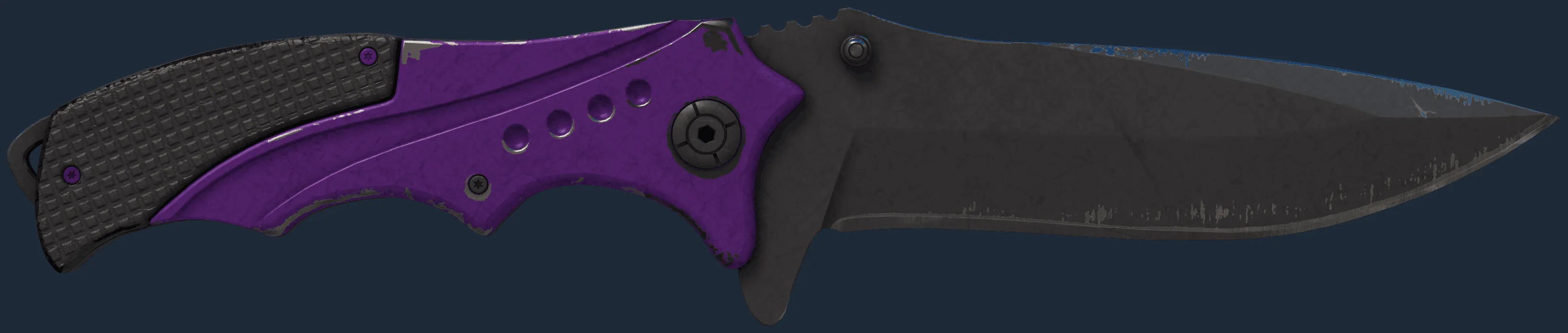 StatTrak ★ Nomad Knife | Ultraviolet (Well-Worn)
