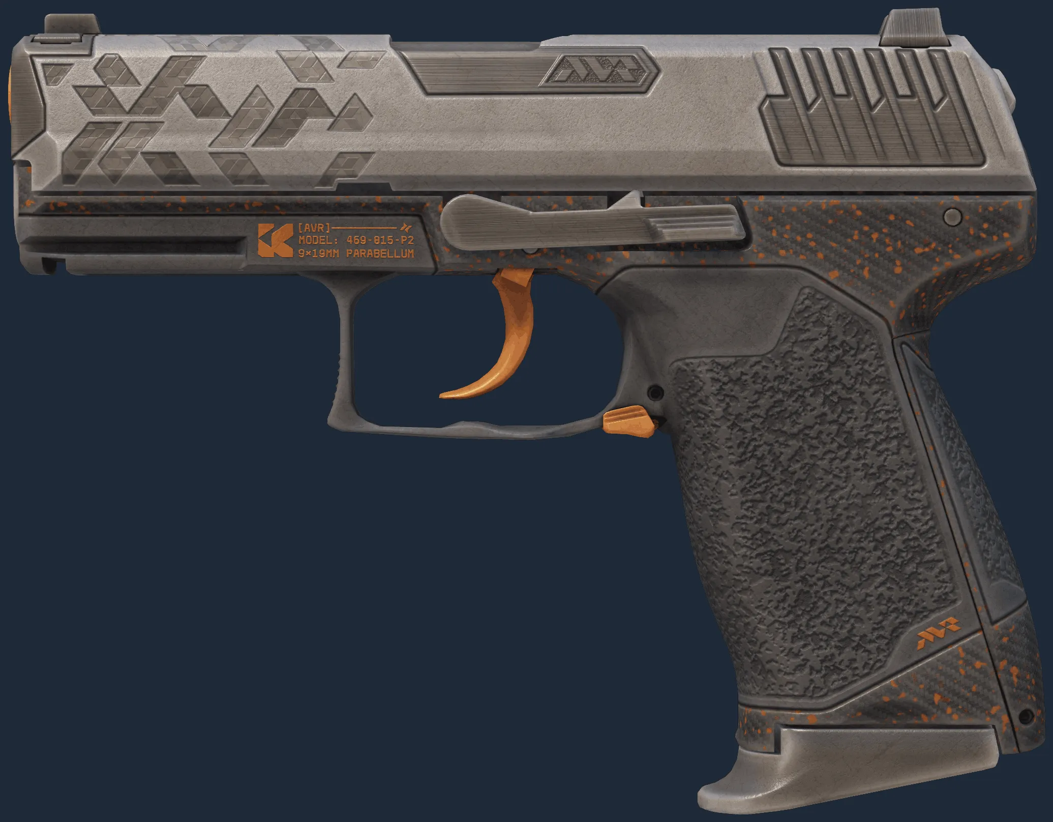 StatTrak P2000 | Sure Grip (Well-Worn)