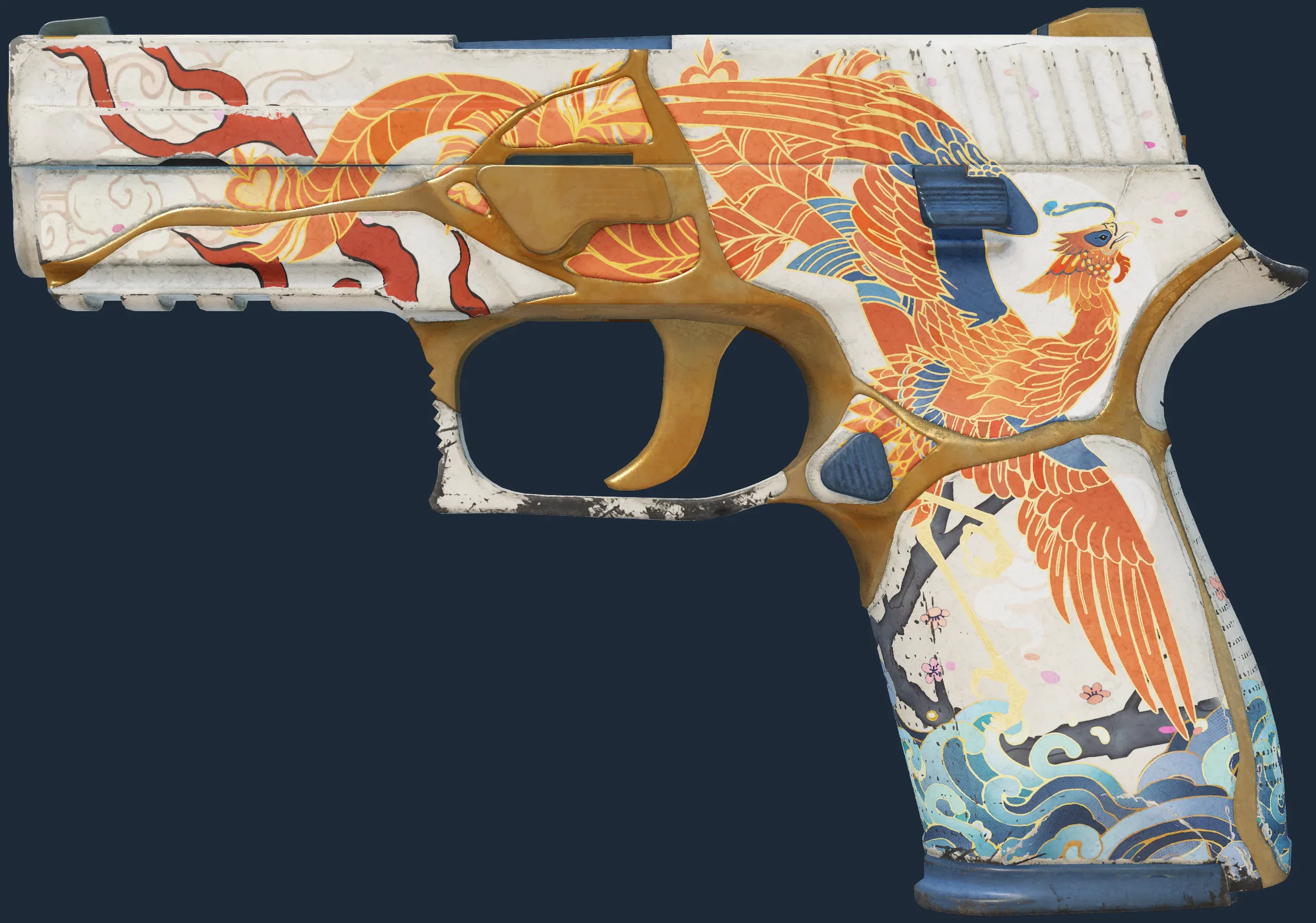 StatTrak P250 | Kintsugi (Well-Worn)