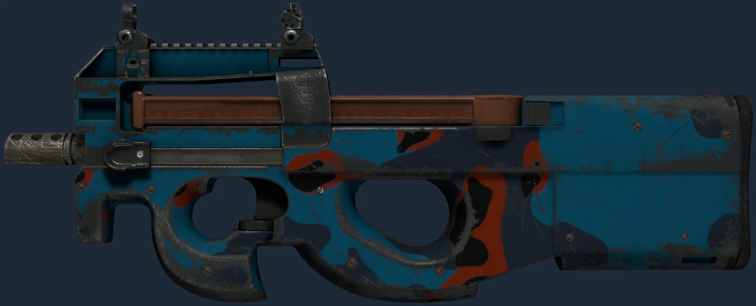 StatTrak P90 | Blind Spot (Well-Worn)