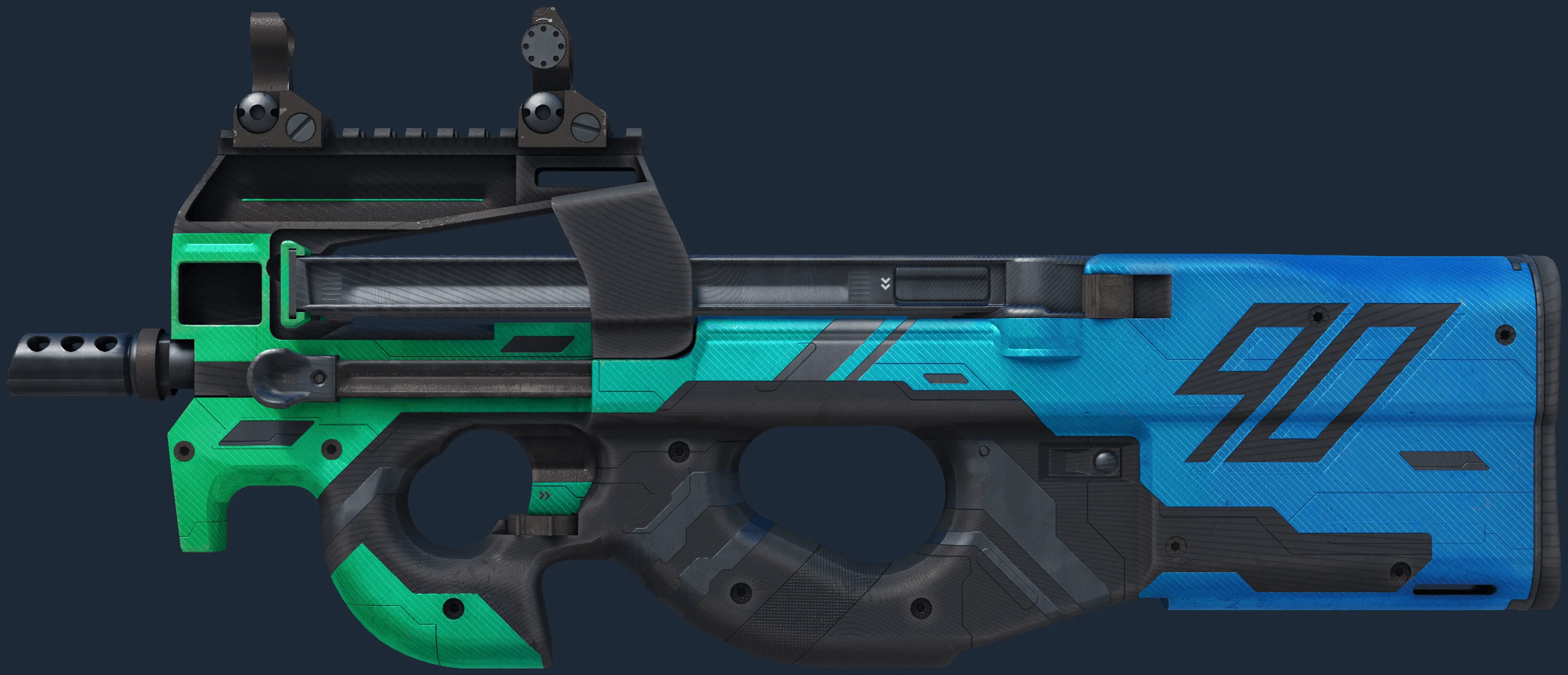 StatTrak P90 | Wave Breaker (Factory New)