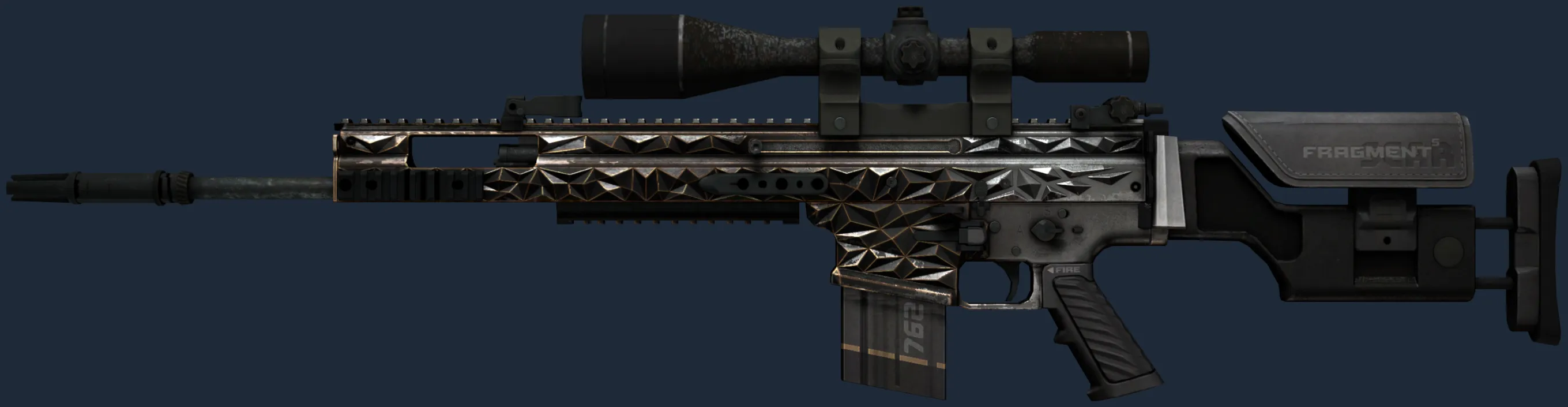 StatTrak SCAR-20 | Fragments (Battle-Scarred)