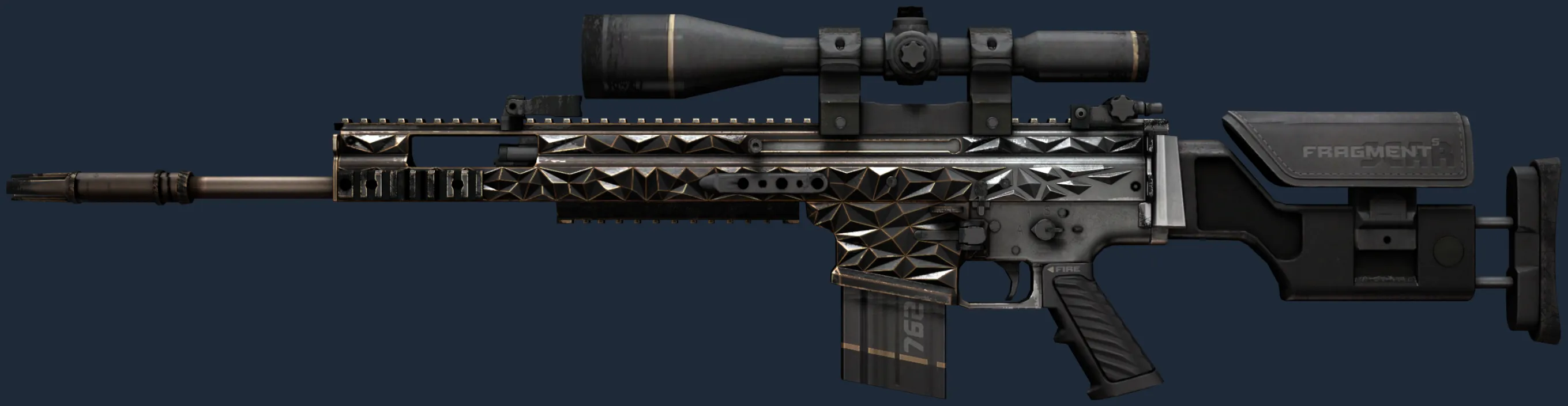StatTrak SCAR-20 | Fragments (Well-Worn)