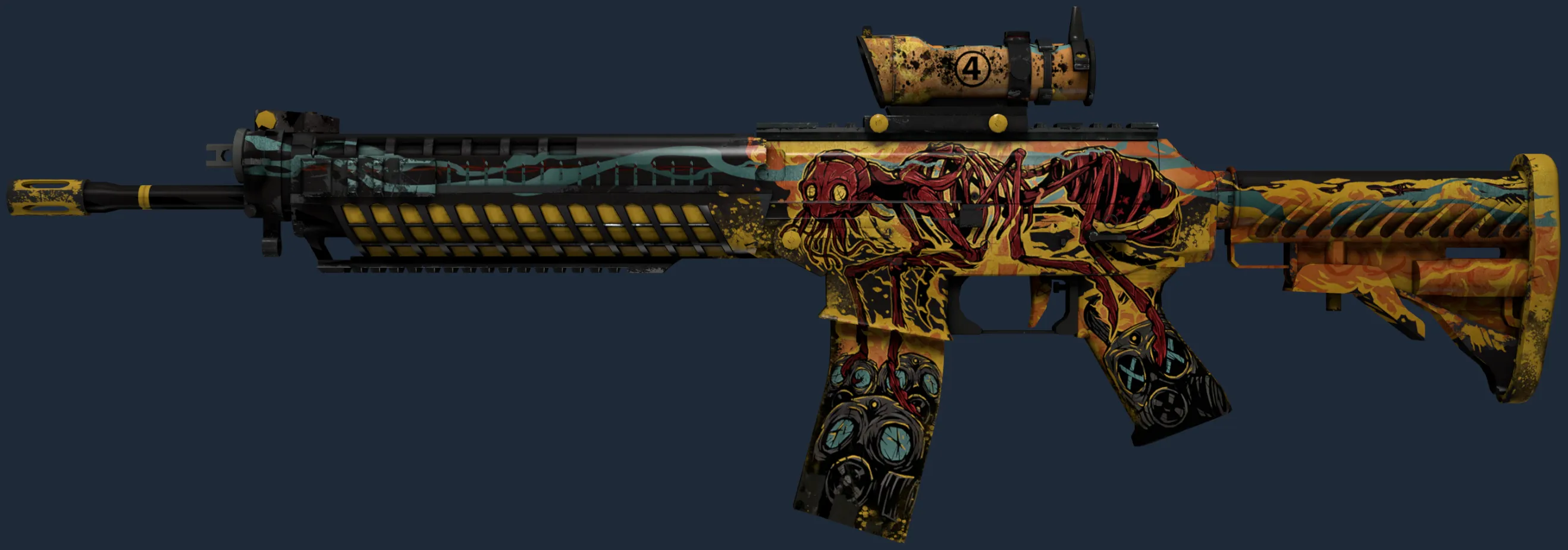StatTrak SG 553 | Colony IV (Minimal Wear)
