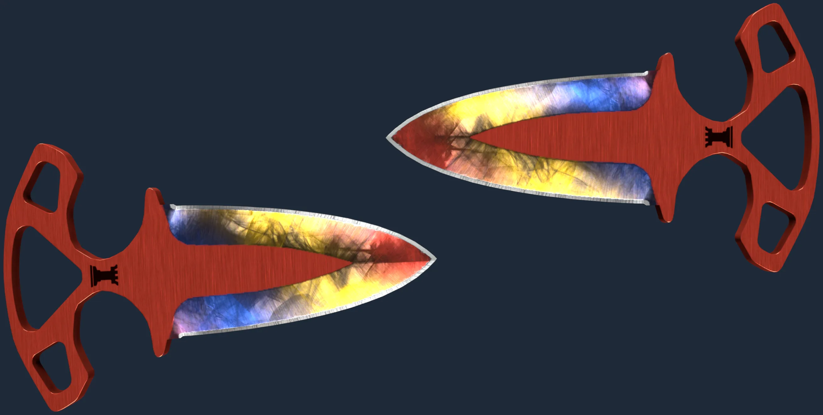 StatTrak ★ Shadow Daggers | Marble Fade (Minimal Wear)