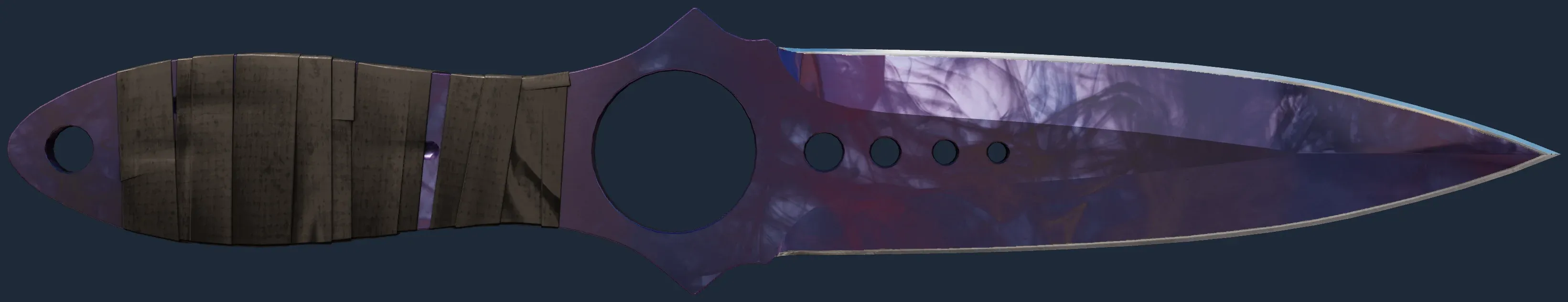 StatTrak ★ Skeleton Knife | Doppler Black Pearl (Minimal Wear)