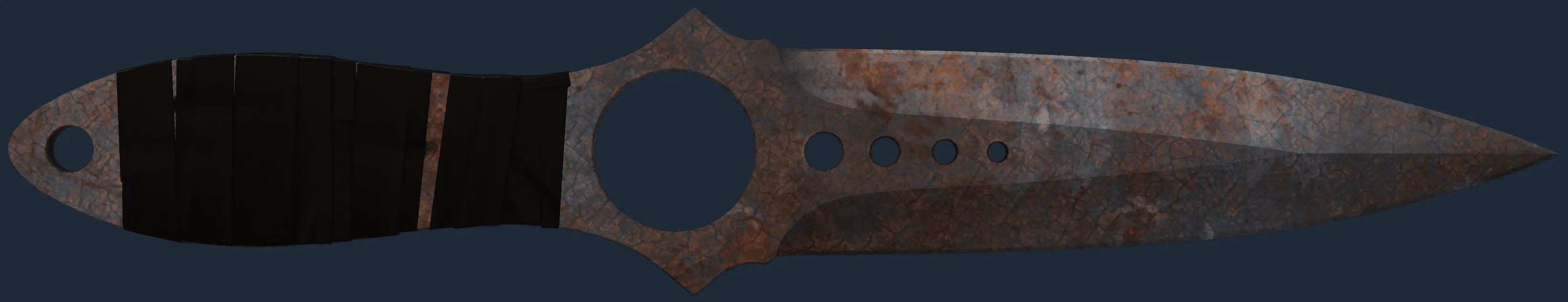 StatTrak ★ Skeleton Knife | Rust Coat (Well-Worn)