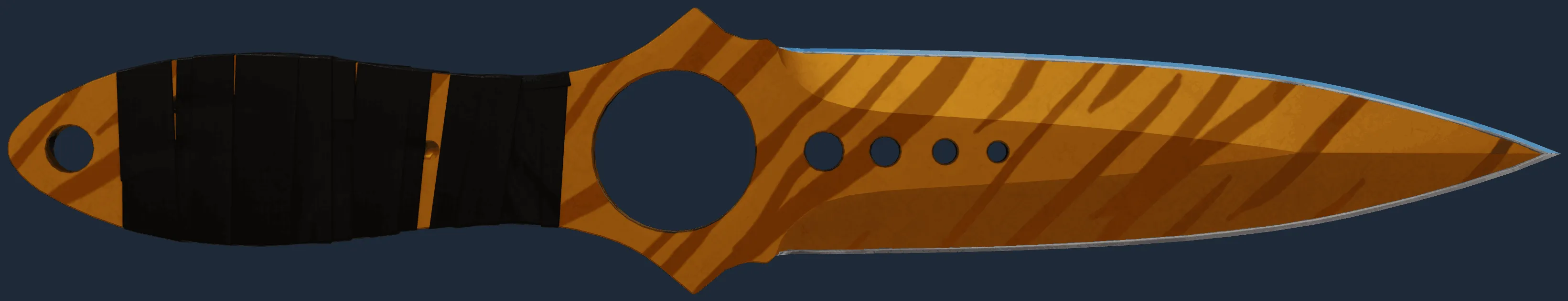 StatTrak ★ Skeleton Knife | Tiger Tooth (Minimal Wear)