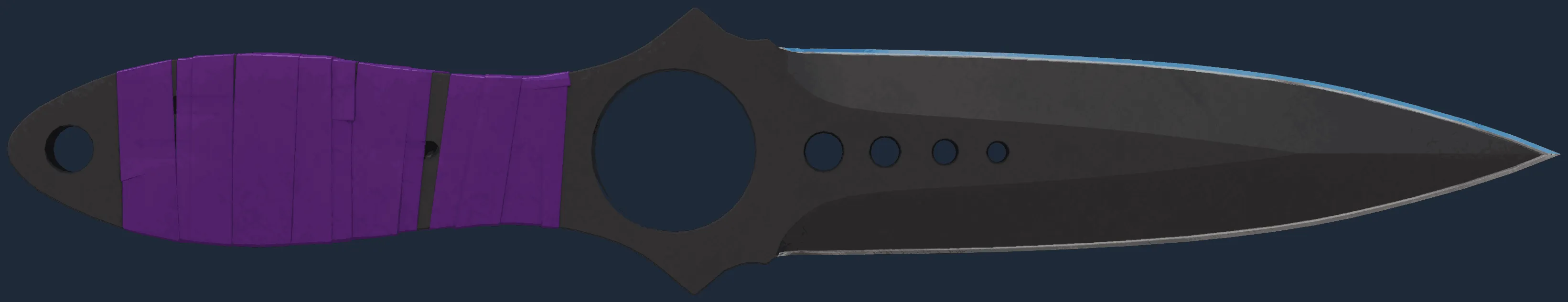 StatTrak ★ Skeleton Knife | Ultraviolet (Factory New)
