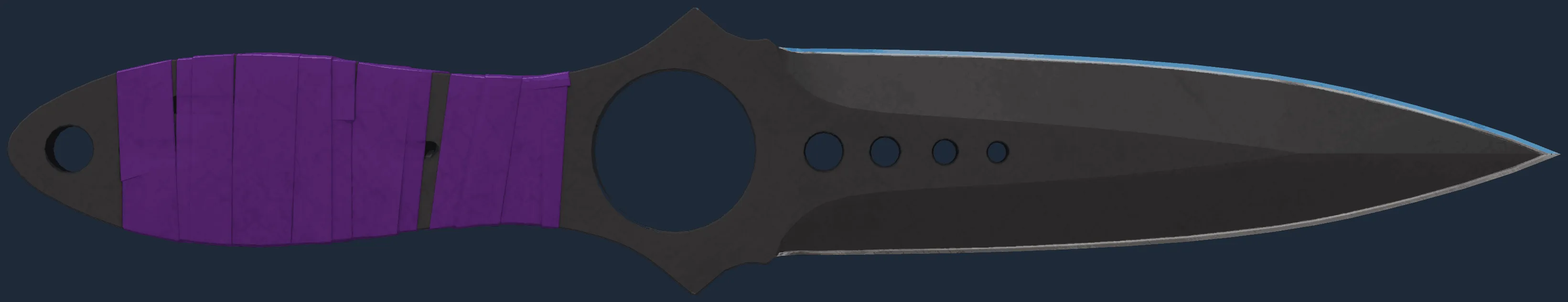 StatTrak ★ Skeleton Knife | Ultraviolet (Minimal Wear)