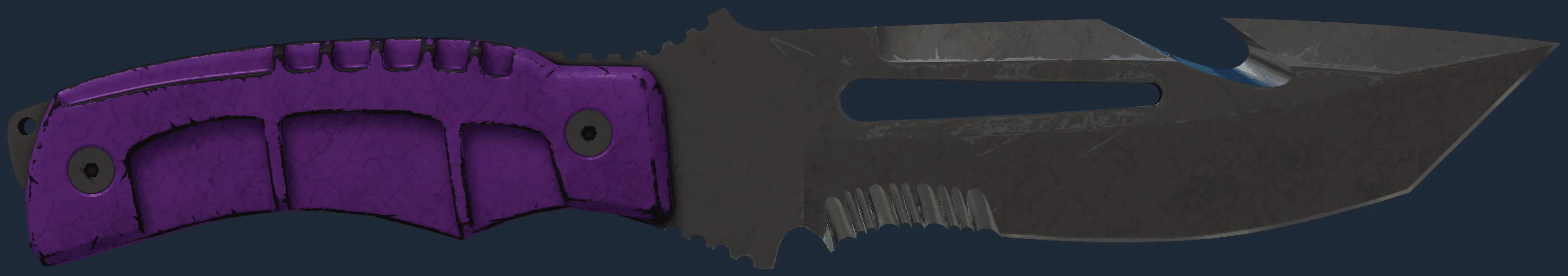 StatTrak ★ Survival Knife | Ultraviolet (Battle-Scarred)