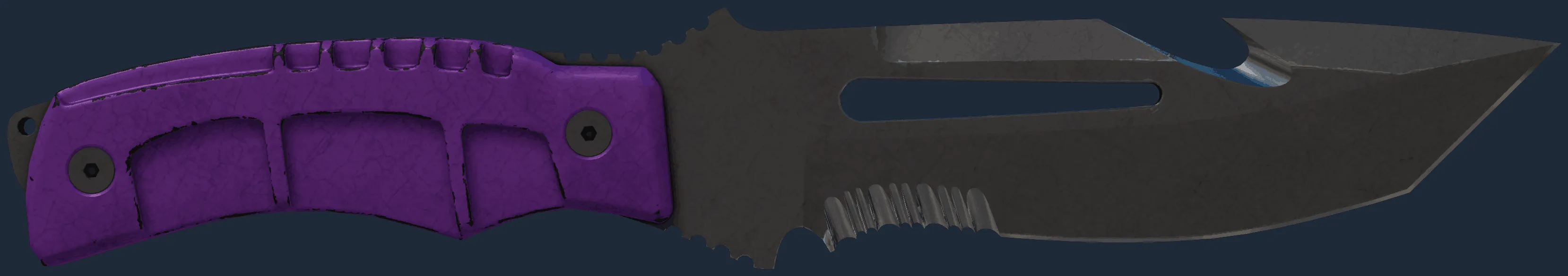 StatTrak ★ Survival Knife | Ultraviolet (Well-Worn)