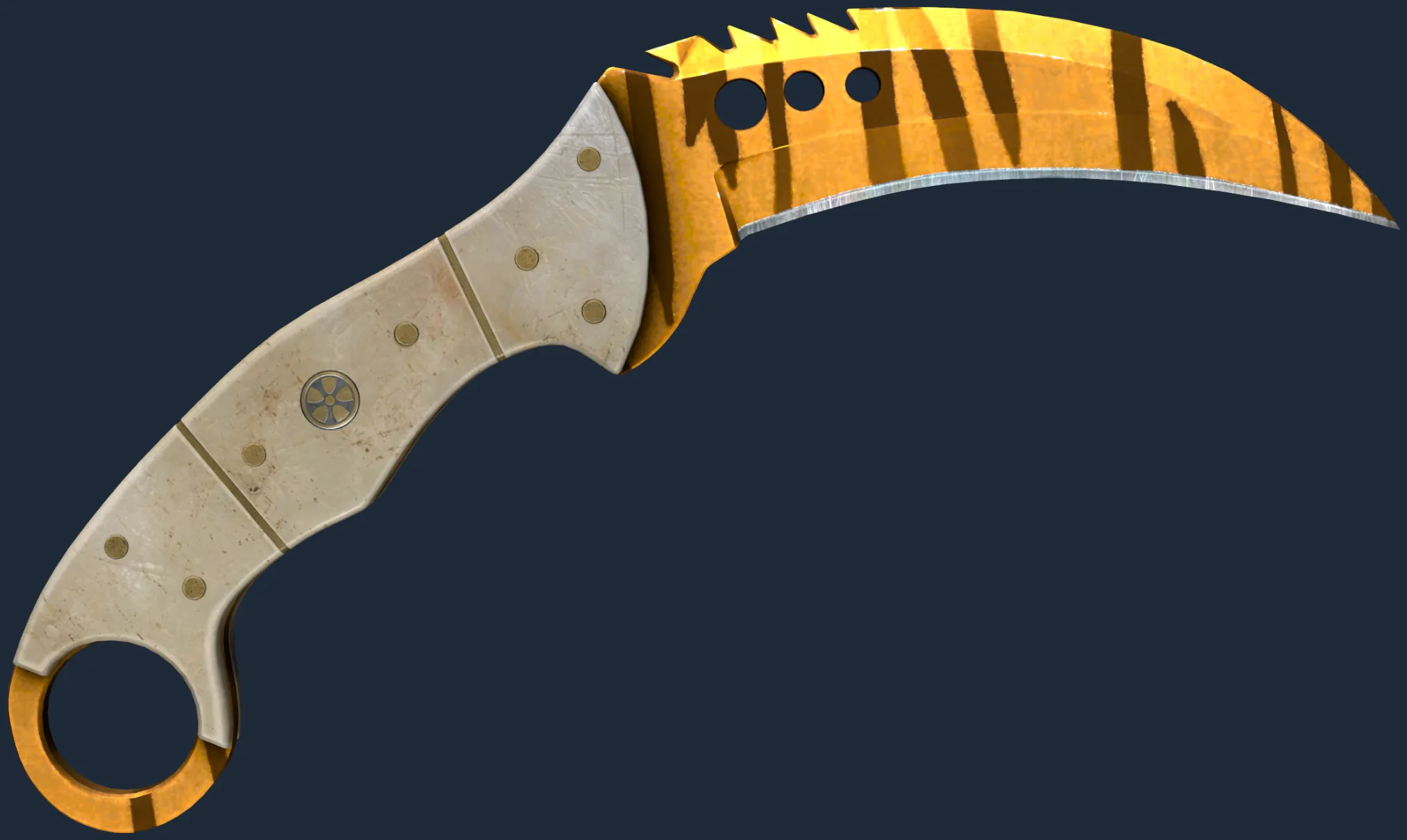 StatTrak ★ Talon Knife | Tiger Tooth (Minimal Wear)