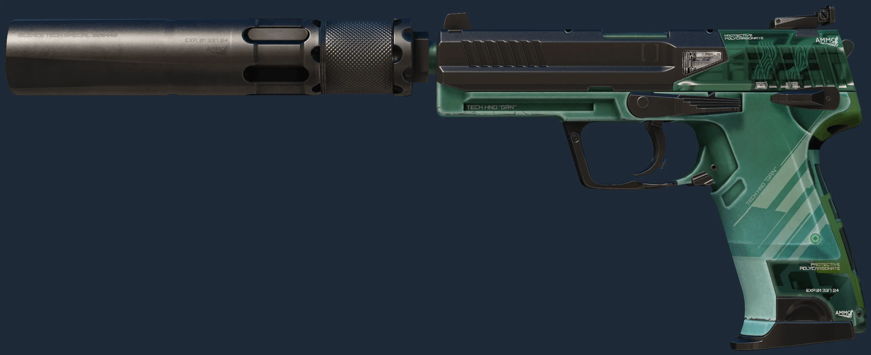StatTrak USP-S | PC-GRN (Minimal Wear)
