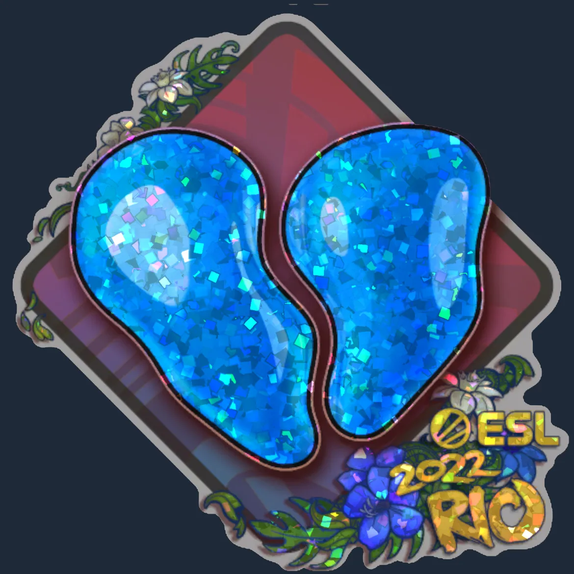 Sticker | 00 Nation (Glitter) | Rio 2022