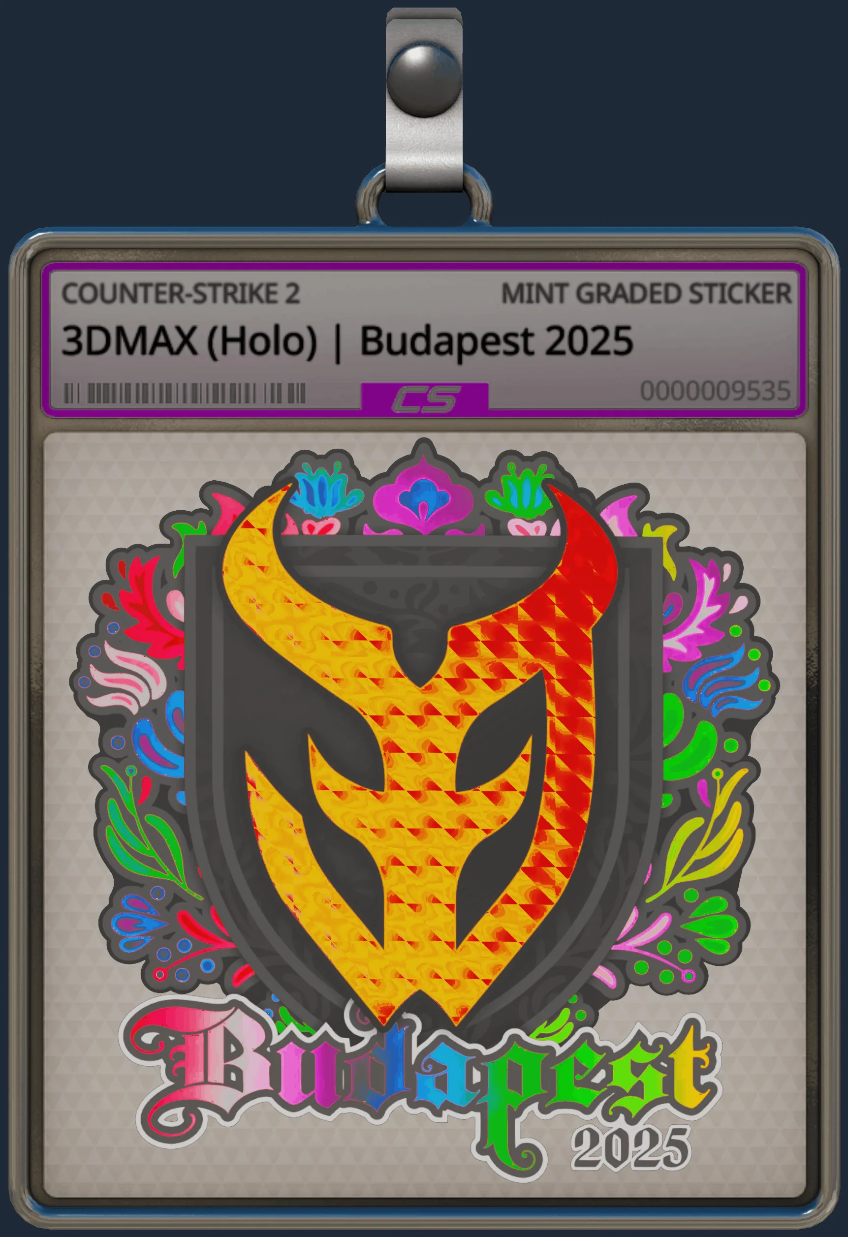Sticker | 3DMAX (Holo) | Budapest 2025