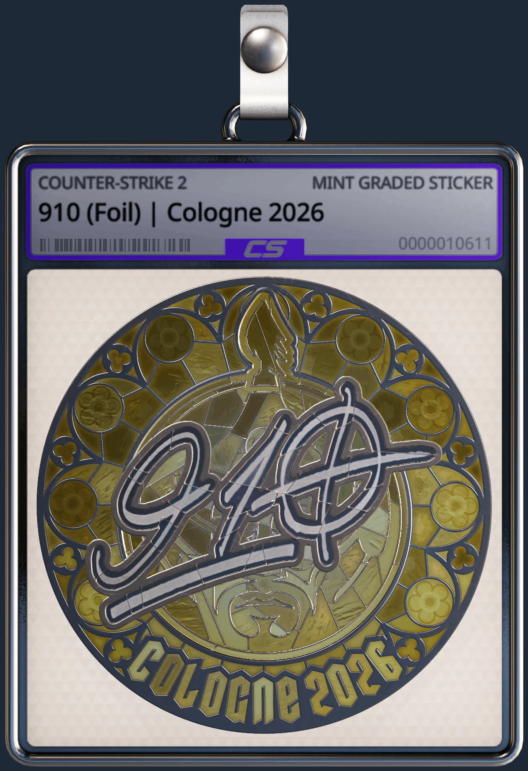 Sticker | 910 (Foil) | Cologne 2026 Sticker | 910 (Foil) | Cologne 2026