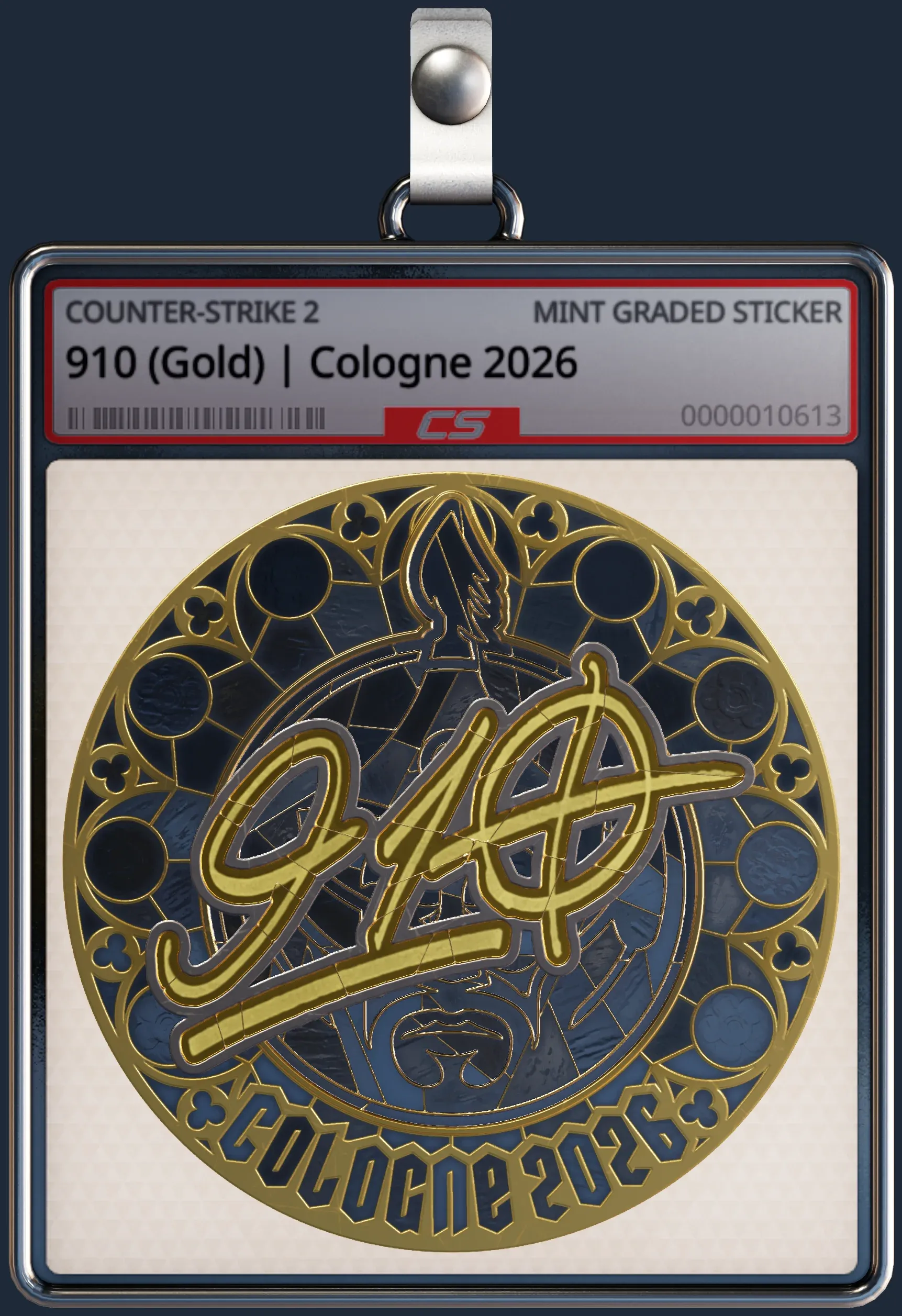 Sticker | 910 (Gold) | Cologne 2026
