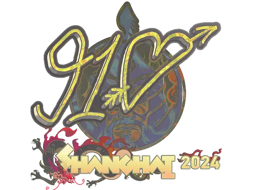 Sticker | 910 (Holo) | Shanghai 2024