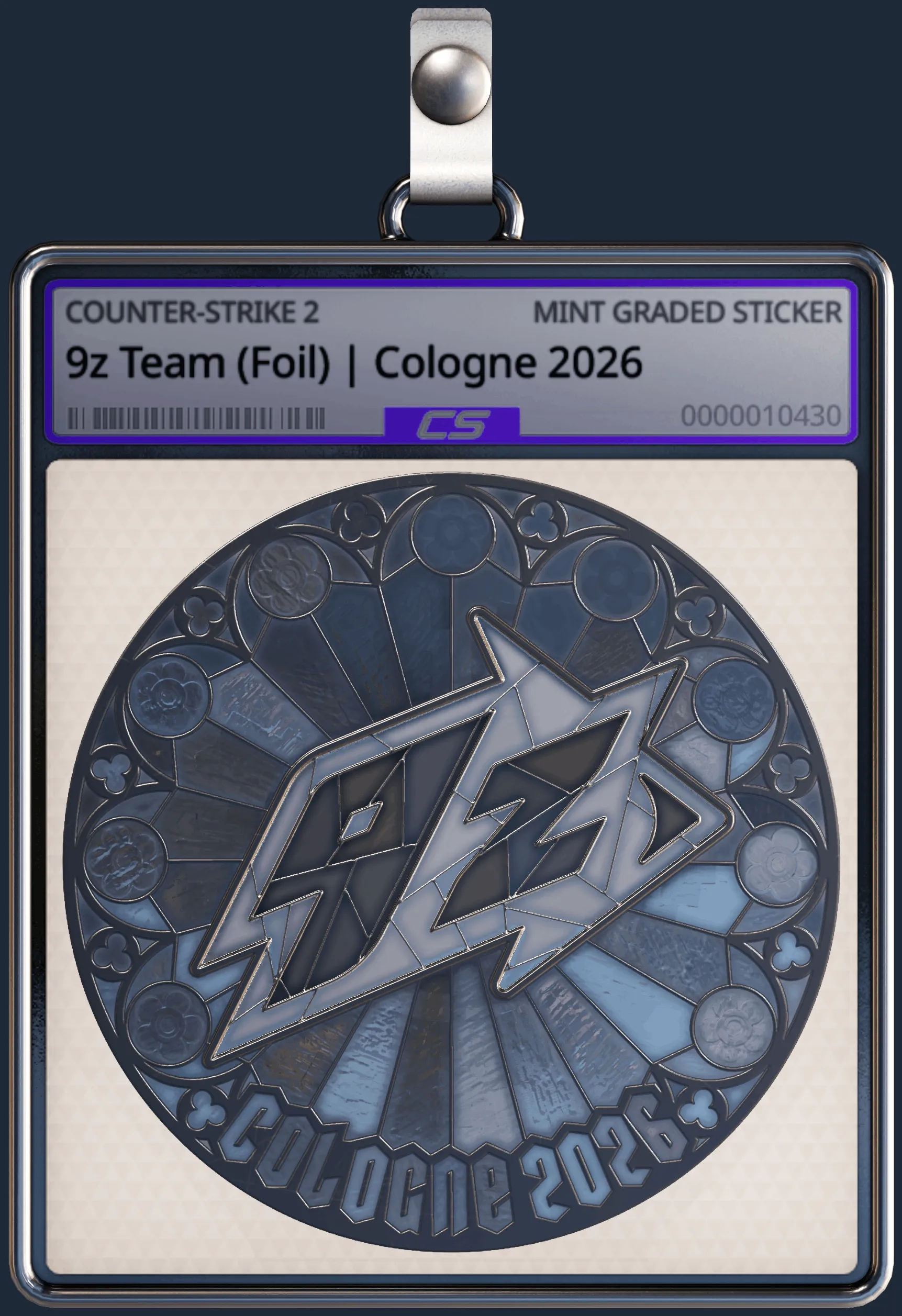 Sticker | 9z Team (Foil) | Cologne 2026 Sticker | 9z Team (Foil) | Cologne 2026