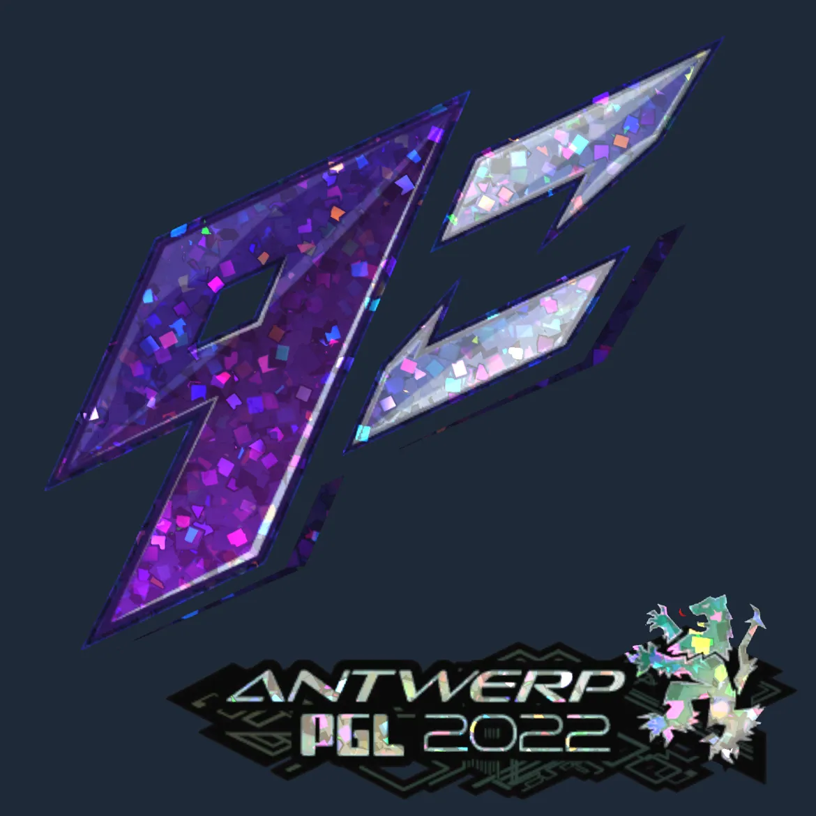 Sticker | 9z Team (Glitter) | Antwerp 2022