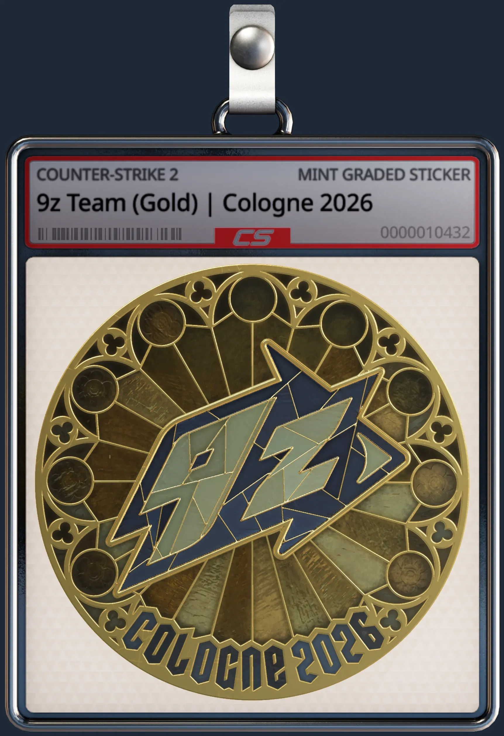 Sticker | 9z Team (Gold) | Cologne 2026 Sticker | 9z Team (Gold) | Cologne 2026