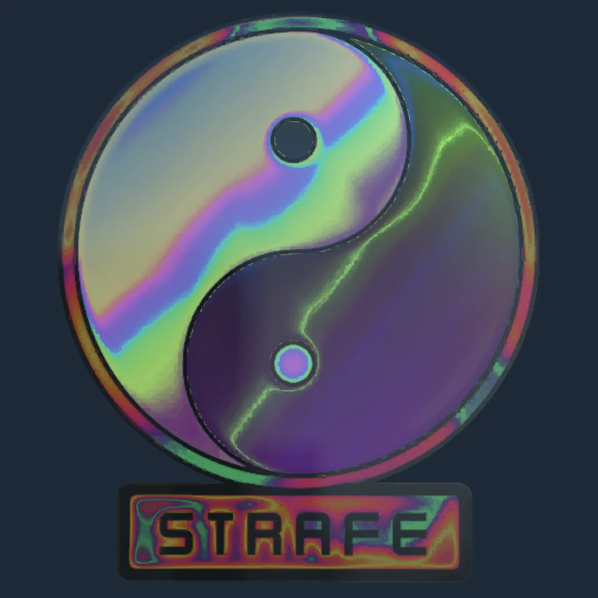 Sticker | Abalone Strafe (Holo)