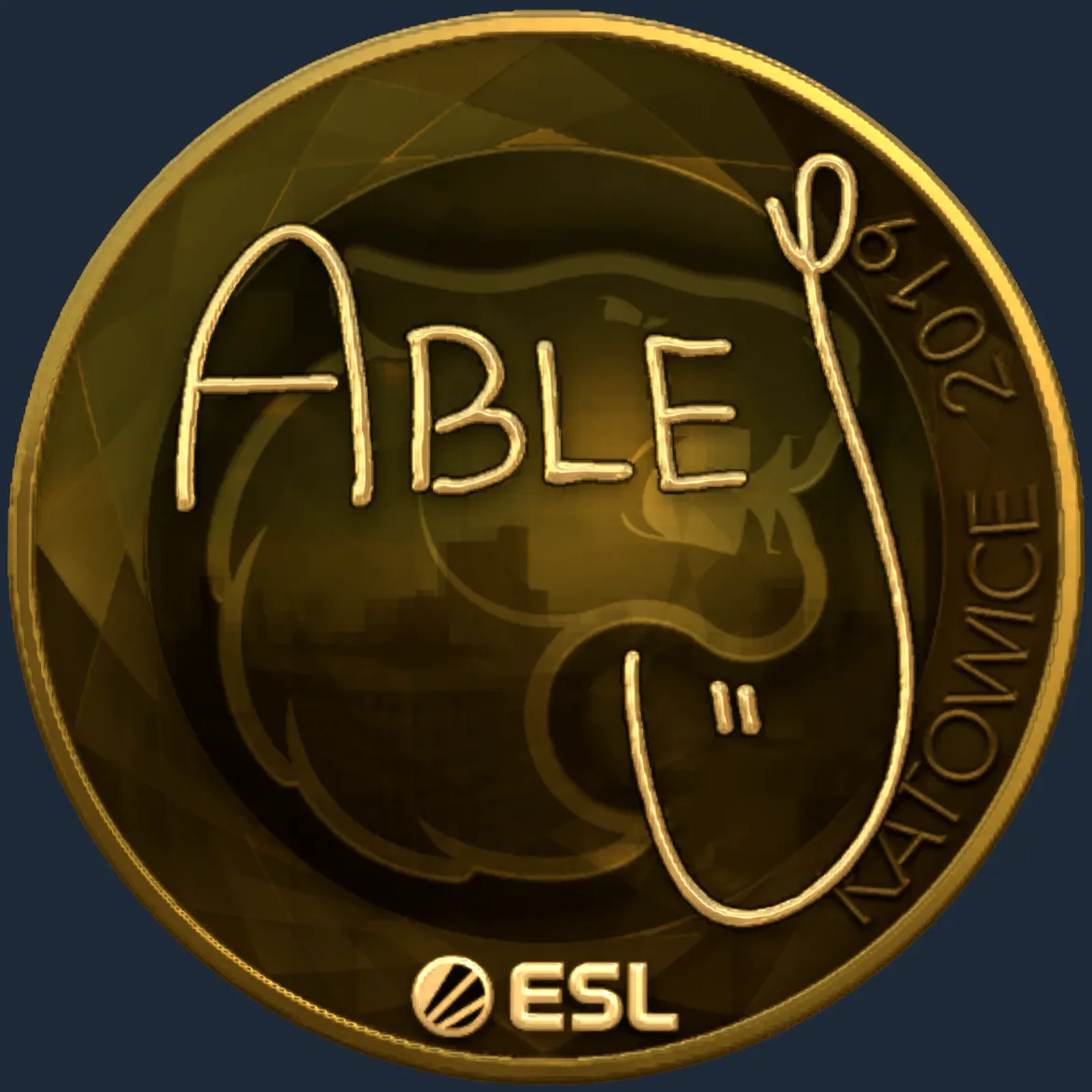 Sticker | ableJ (Gold) | Katowice 2019