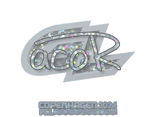 Sticker | acoR (Glitter) | Copenhagen 2024
