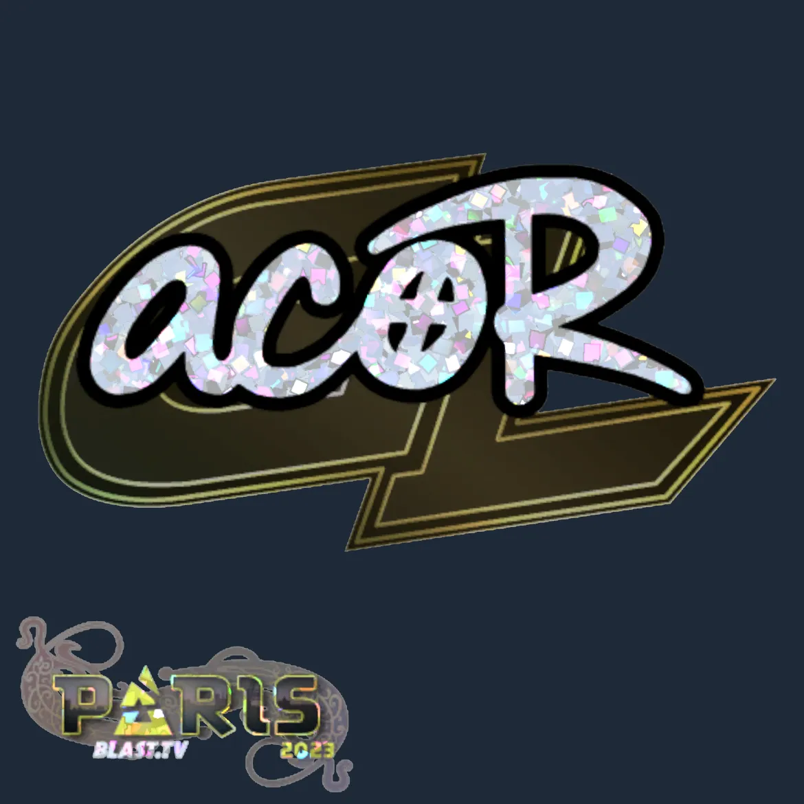 Sticker | acoR (Glitter) | Paris 2023
