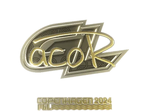 Sticker | acoR (Gold) | Copenhagen 2024