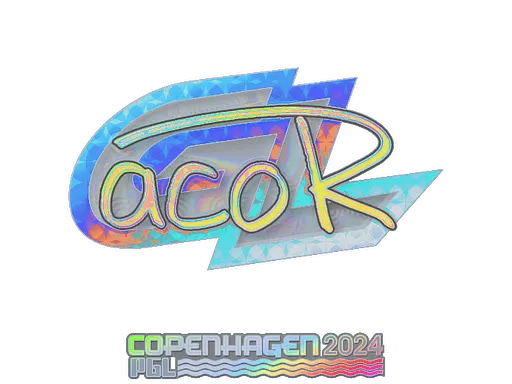 Sticker | acoR (Holo) | Copenhagen 2024