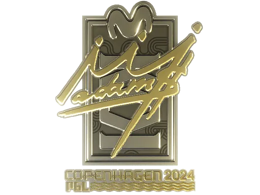 Sticker | adamS (Gold) | Copenhagen 2024