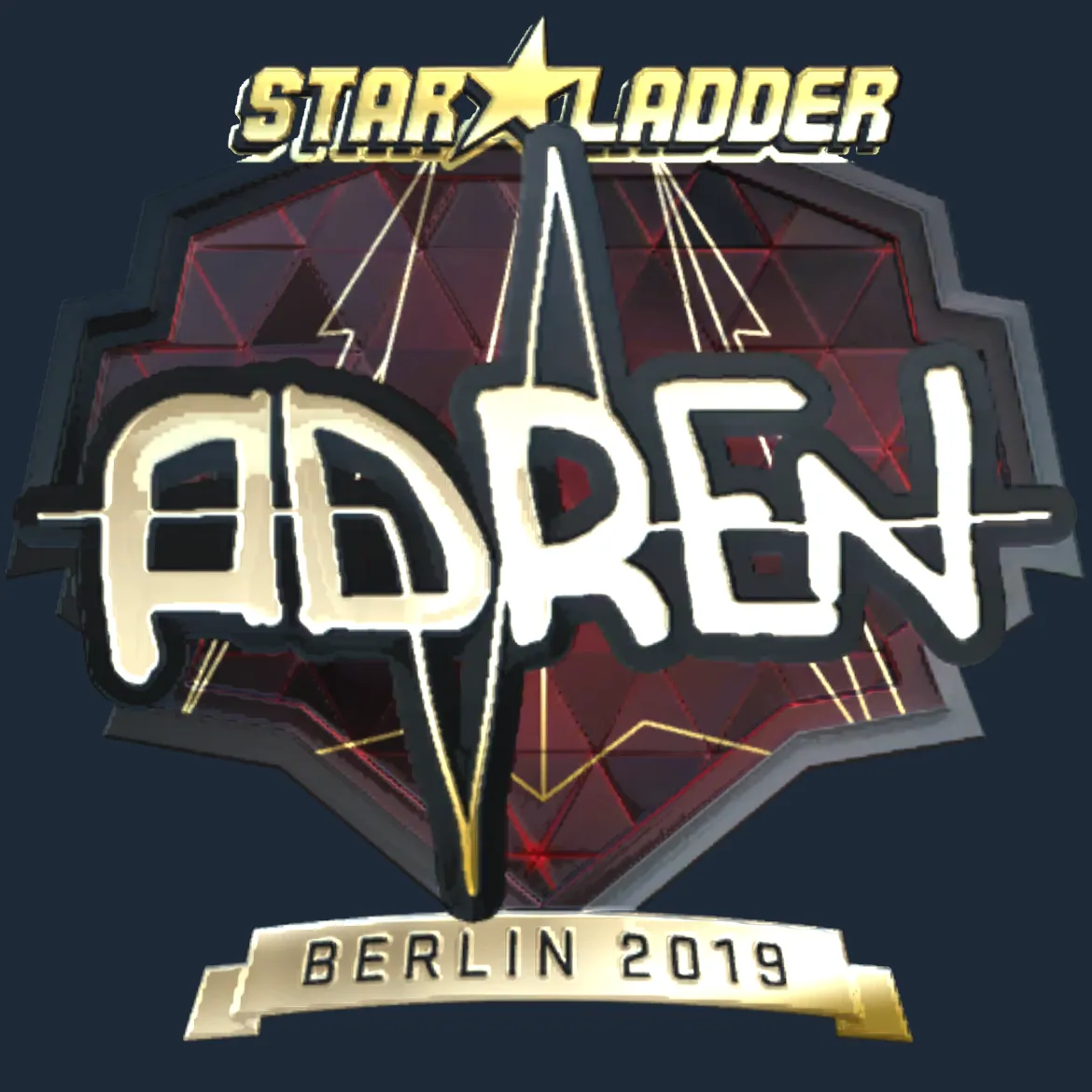 Sticker | AdreN (Gold) | Berlin 2019