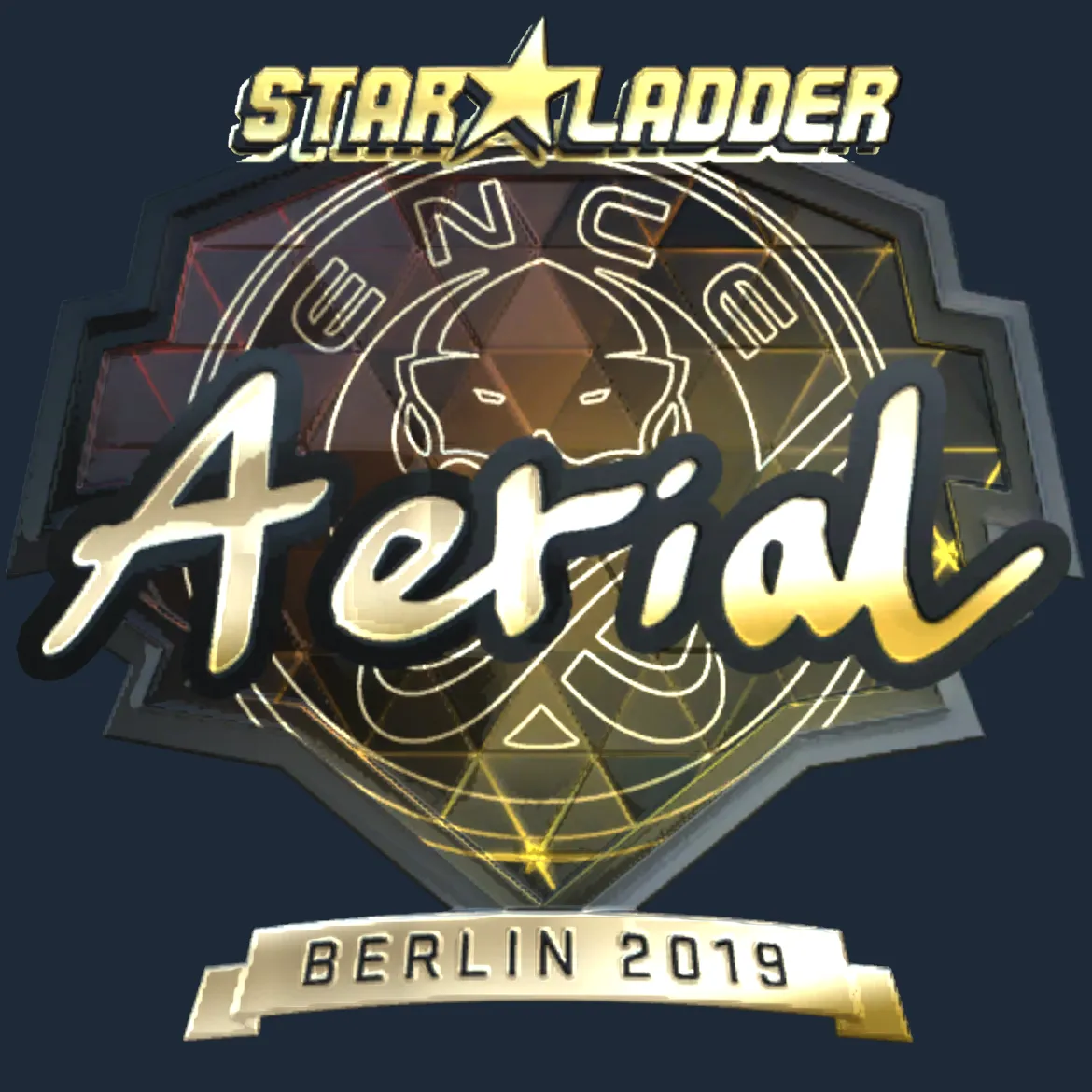 Sticker | Aerial (Gold) | Berlin 2019