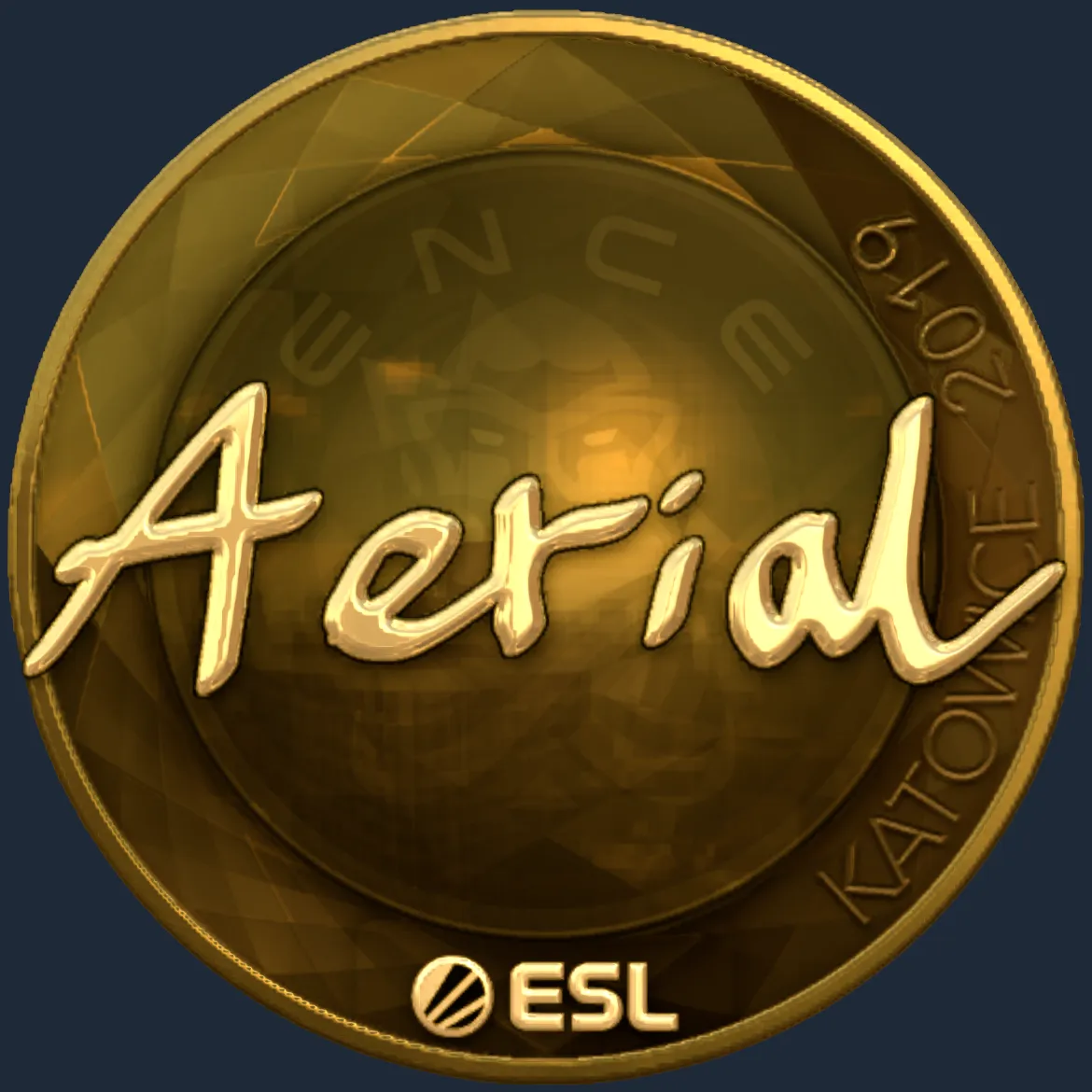 Sticker | Aerial (Gold) | Katowice 2019