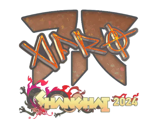 Sticker | afro (Glitter) | Shanghai 2024