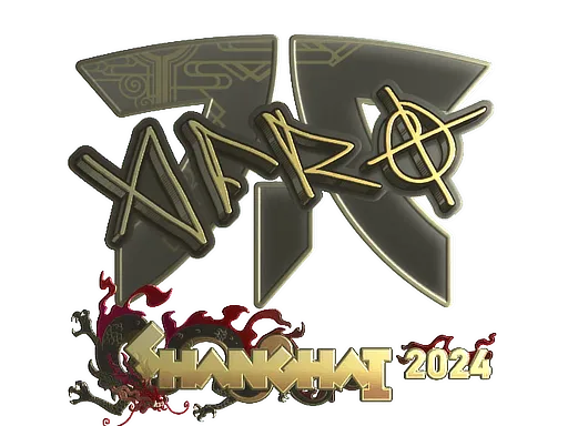Sticker | afro (Gold) | Shanghai 2024