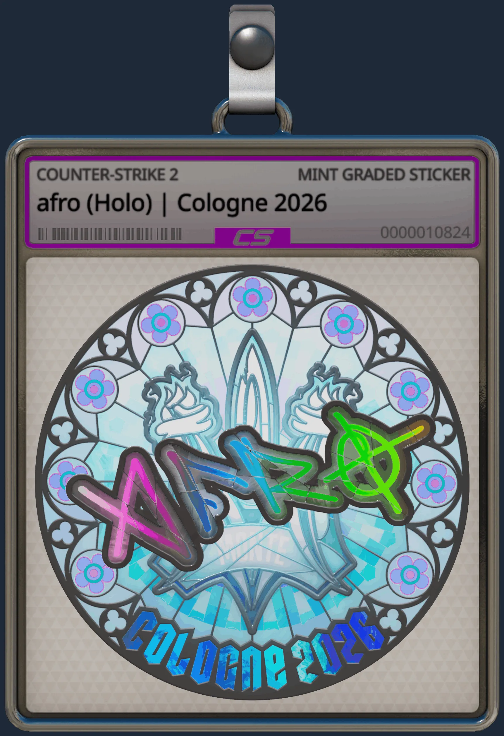 Sticker | afro (Holo) | Cologne 2026 Sticker | afro (Holo) | Cologne 2026
