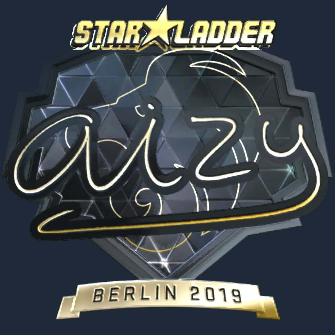 Sticker | aizy (Gold) | Berlin 2019