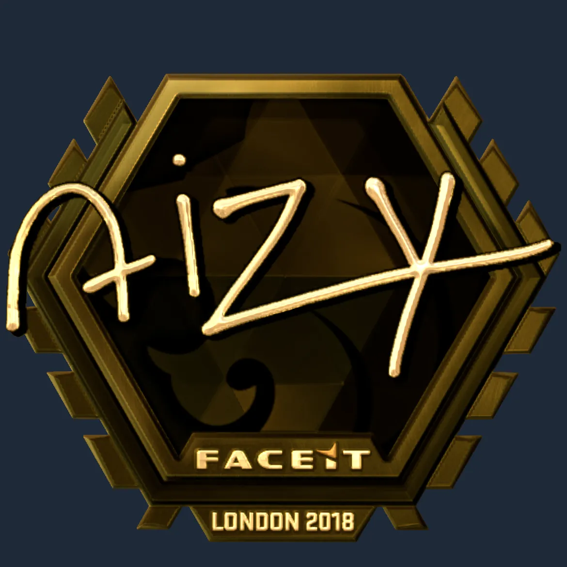 Sticker | aizy (Gold) | London 2018