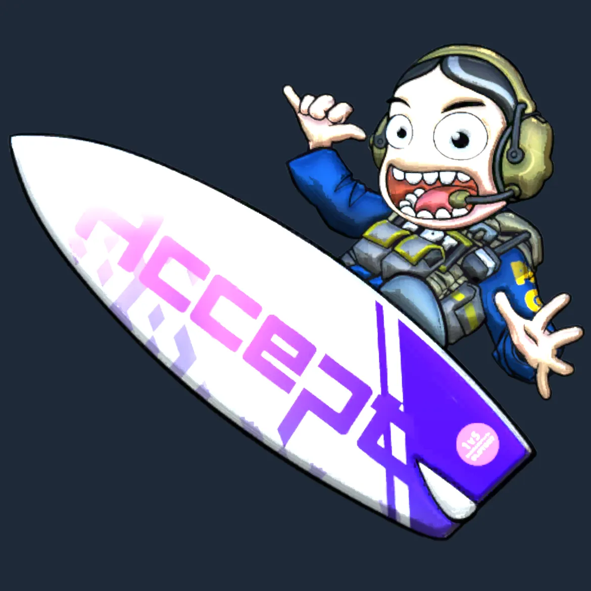 Sticker | Akihabara Accept Surf Ava (Foil)