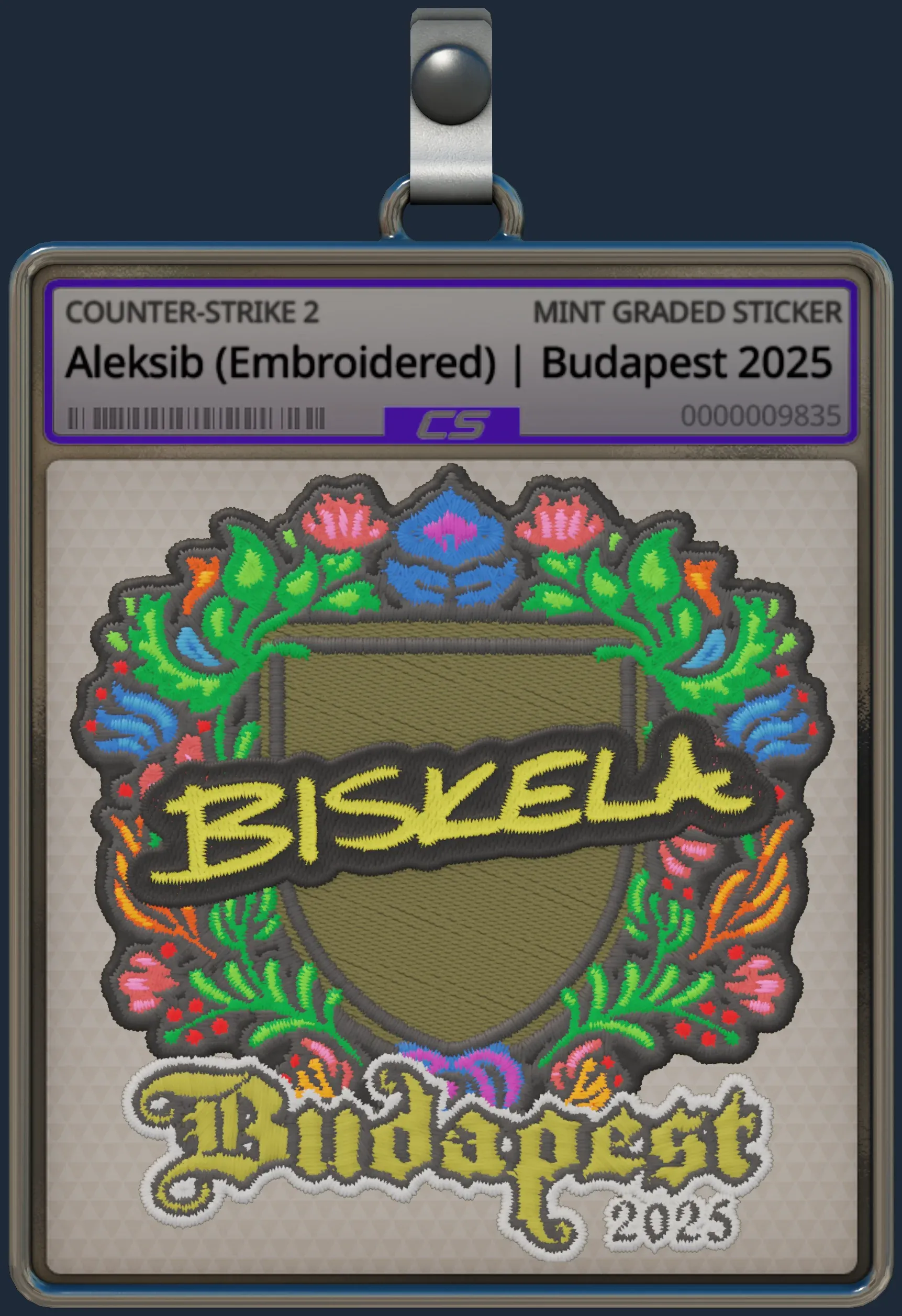 Sticker | Aleksib (Embroidered) | Budapest 2025