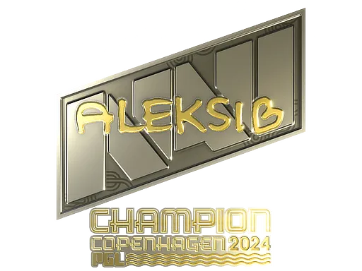 Sticker | Aleksib (Gold, Champion) | Copenhagen 2024
