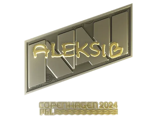 Sticker | Aleksib (Gold) | Copenhagen 2024