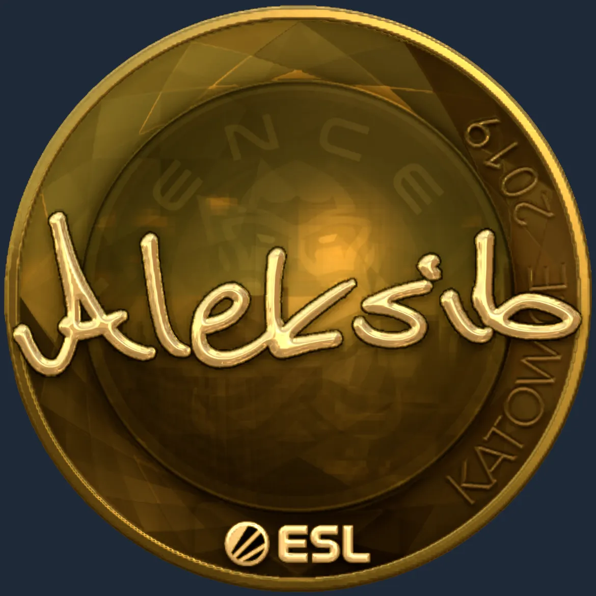 Sticker | Aleksib (Gold) | Katowice 2019
