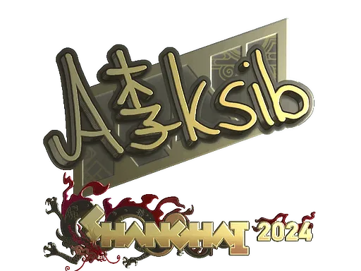 Sticker | Aleksib (Gold) | Shanghai 2024