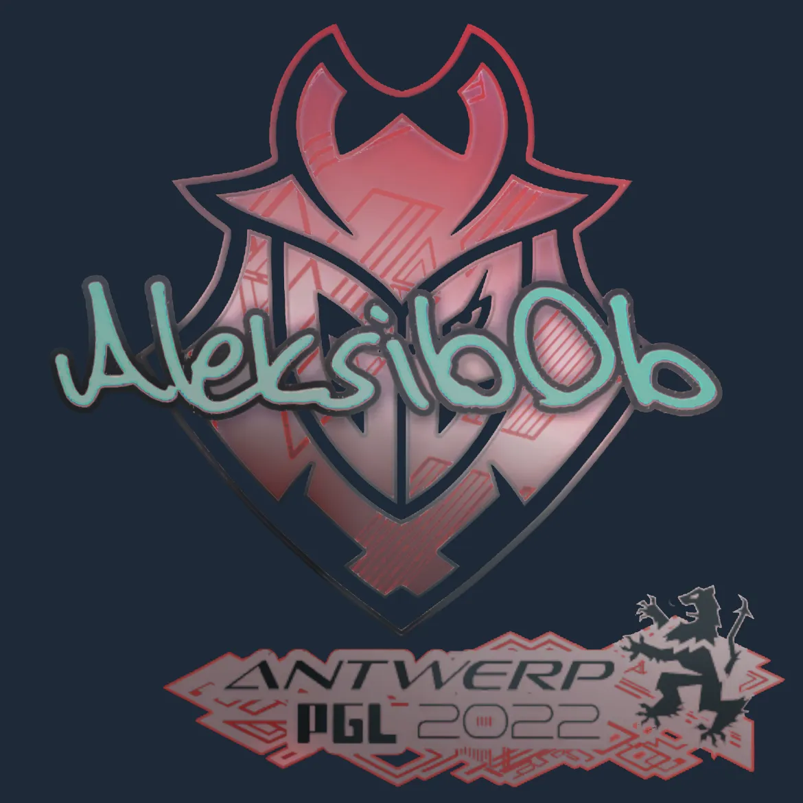 Sticker | Aleksib (Holo) | Antwerp 2022