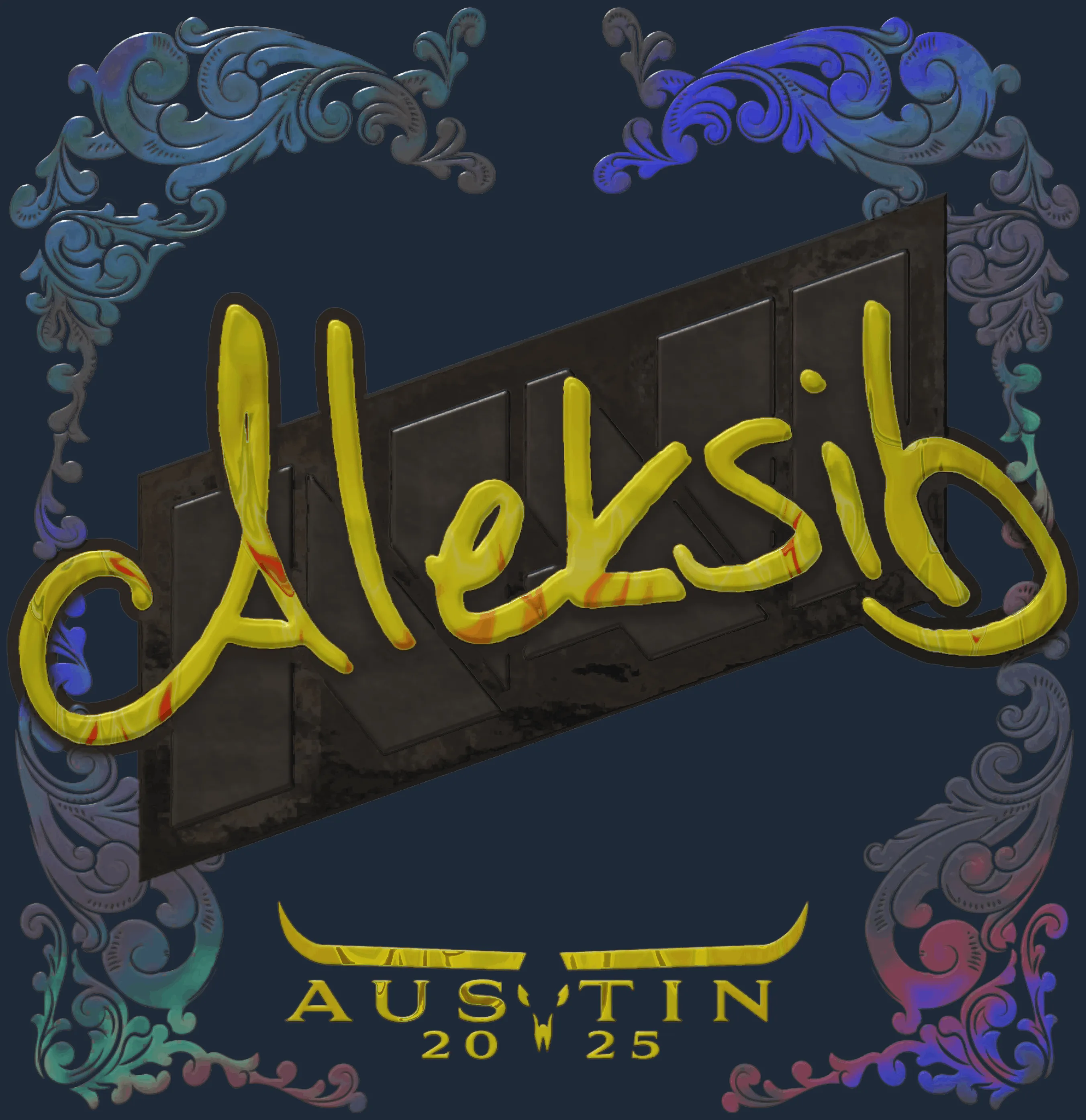 Sticker | Aleksib (Holo) | Austin 2025