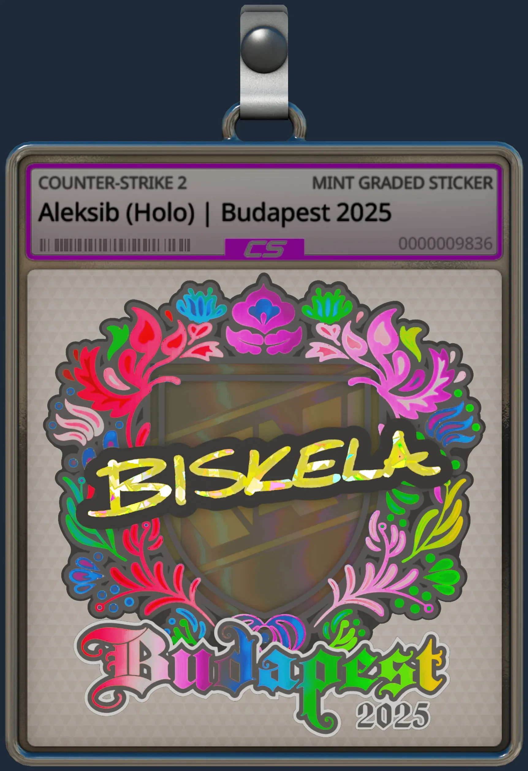 Sticker | Aleksib (Holo) | Budapest 2025
